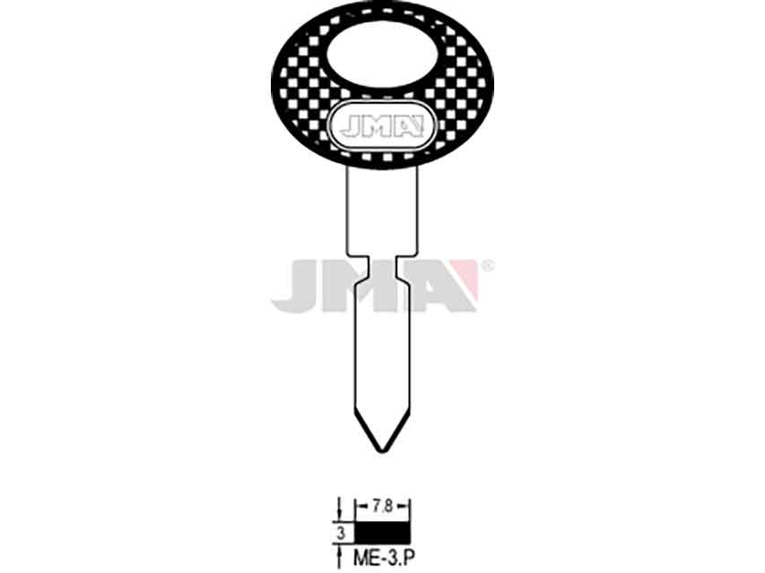 LLAVES ESPECIAL ME-3P  PLASTICO  COCHE