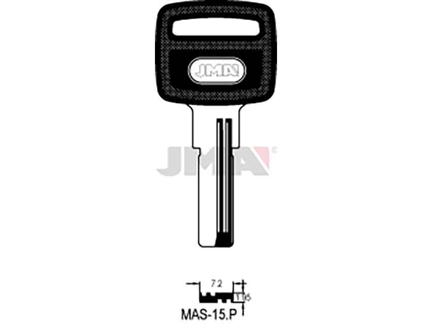 LLAVES ESPECIAL MAS-15P C/PLASTICO