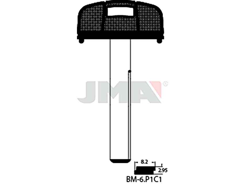 LLAVES ESPECIAL BM-6P1C1 C/PLASTICO