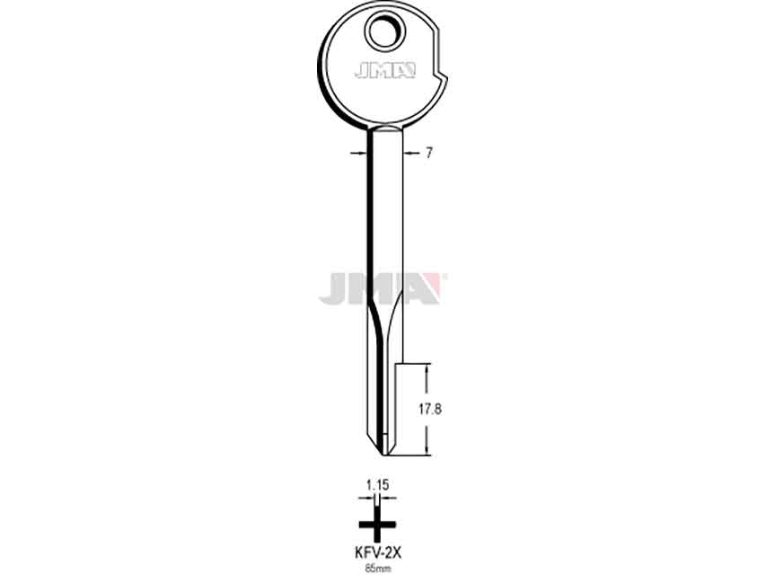 LLAVES CRUCIFORMES KFV-2X