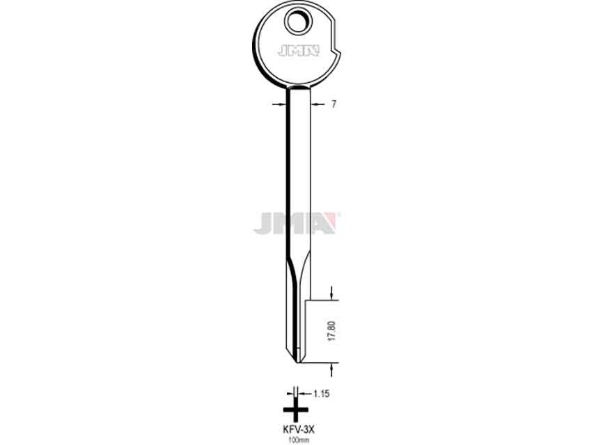 LLAVES CRUCIFORMES KFV-3X