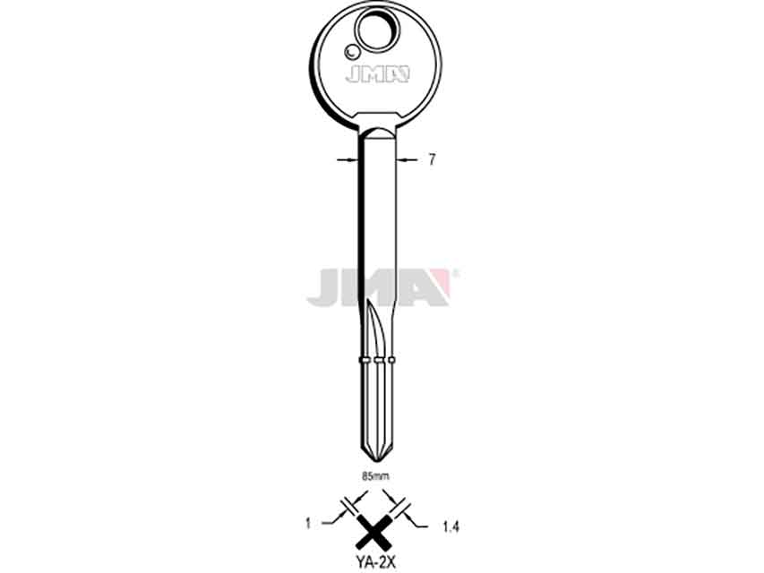 LLAVES CRUCIFORMES YA-2X