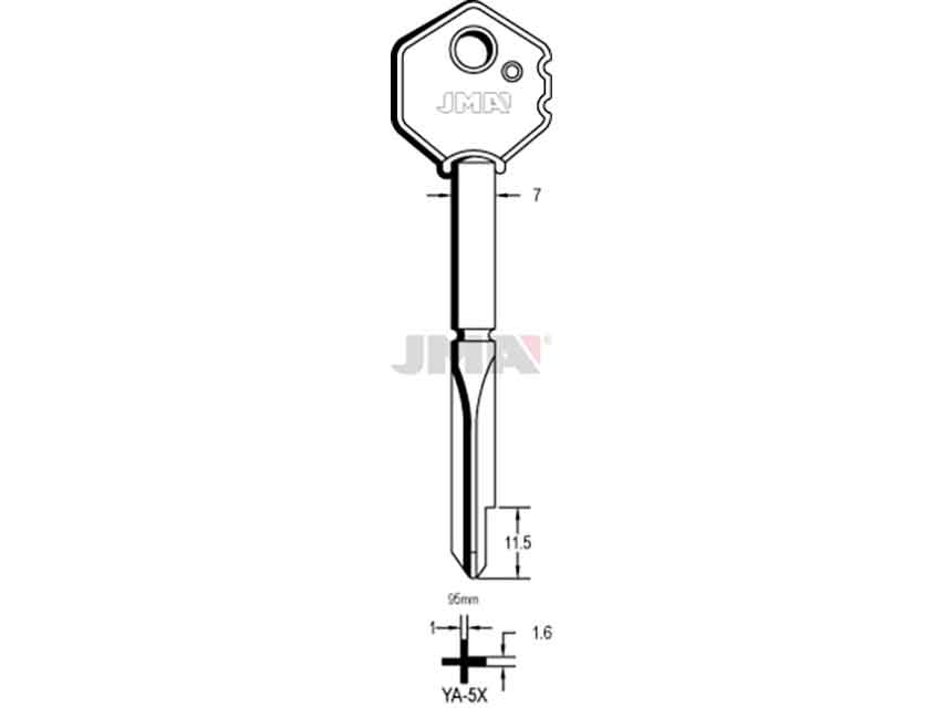 LLAVES CRUCIFORMES YA-5X