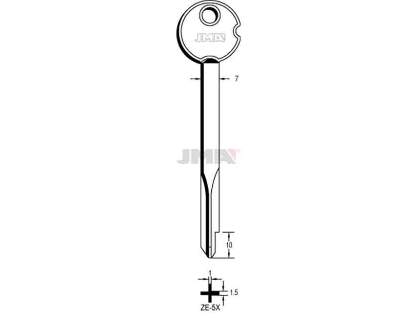 LLAVES CRUCIFORMES ZE-5X