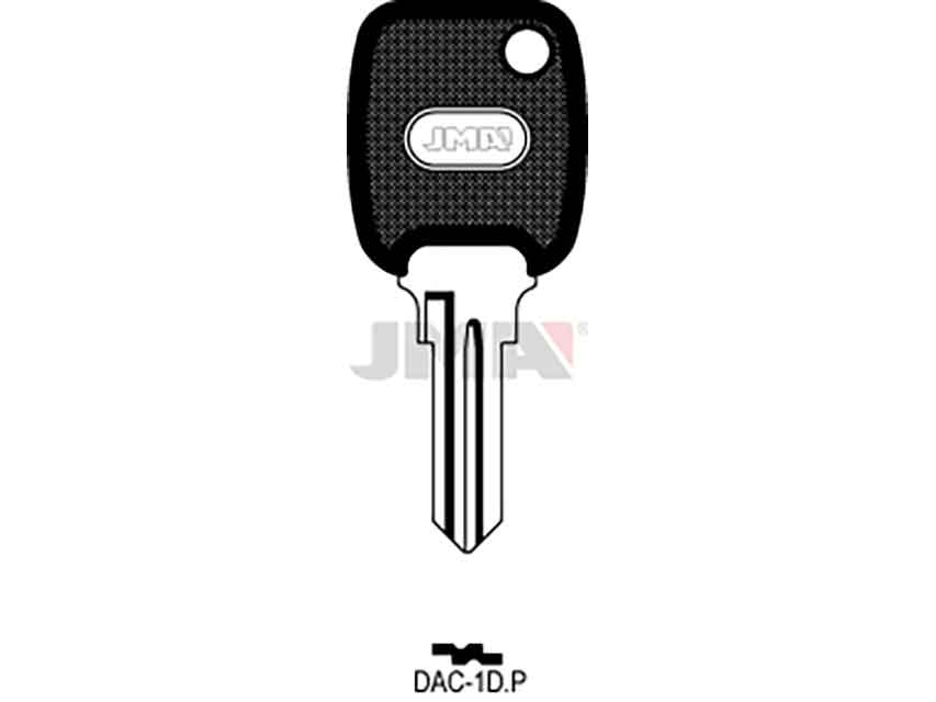 LLAVES C/PLAST. DAC-1DP    NEGRA