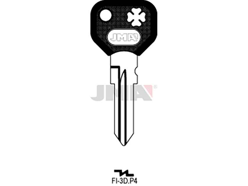 LLAVES C/PLAST. FI-3DP4    NEGRA