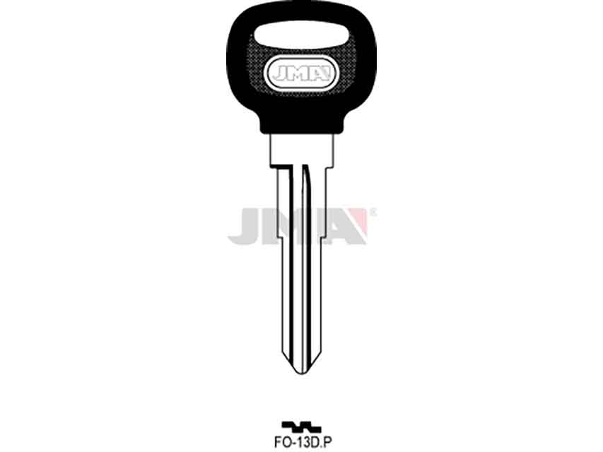 LLAVES C/PLAST. FO-13DP    NEGRA