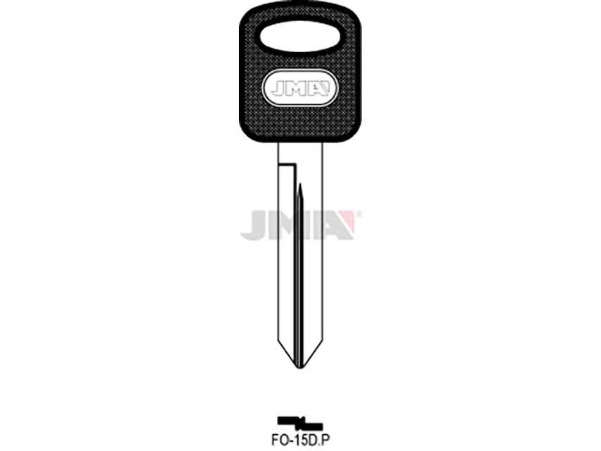 LLAVES C/PLAST. FO-15DP    NEGRA