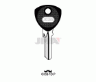 LLAVES C/PLAST. GIOB-1DP   NEGRA
