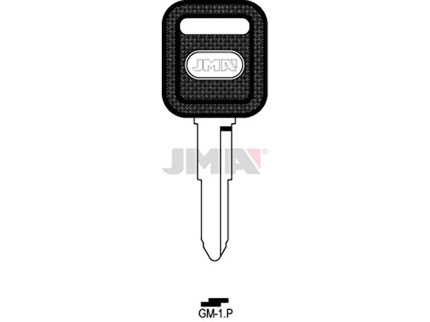LLAVES C/PLAST. GM-1P      NEGRA