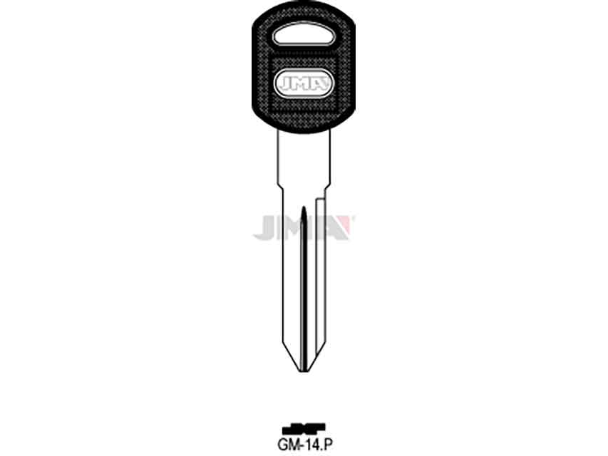 LLAVES C/PLAST. GM-14P     NEGRA
