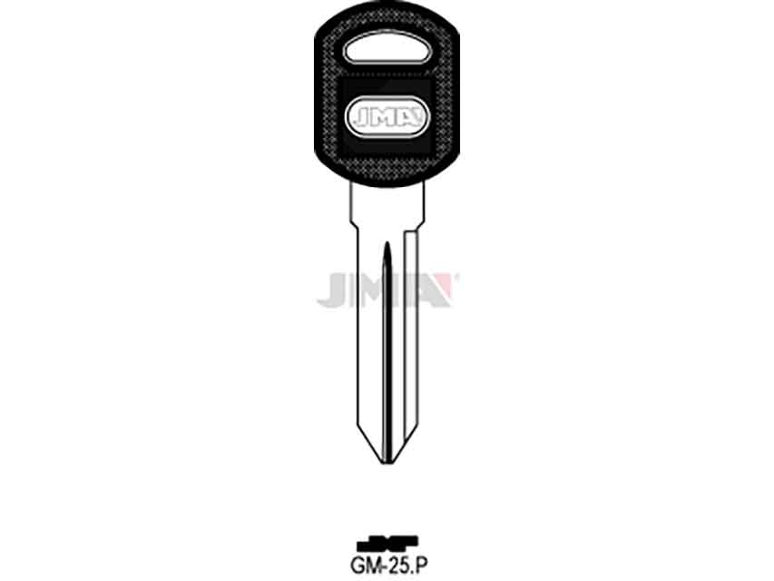 LLAVES C/PLAST. GM-25P     NEGRA