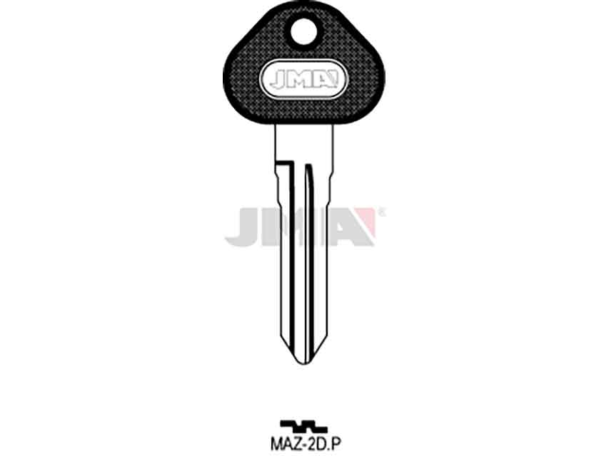 LLAVES C/PLAST. MAZ-2DP    NEGRA
