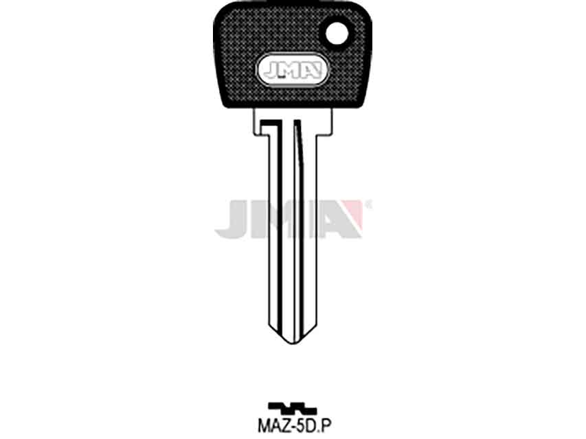 LLAVES C/PLAST. MAZ-5DP    NEGRA
