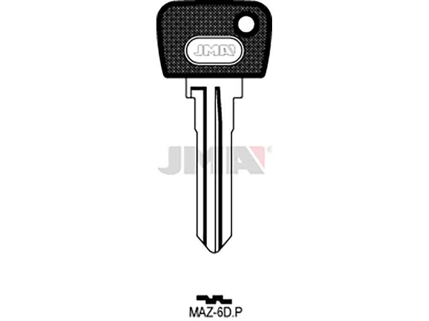 LLAVES C/PLAST. MAZ-6DP    NEGRA