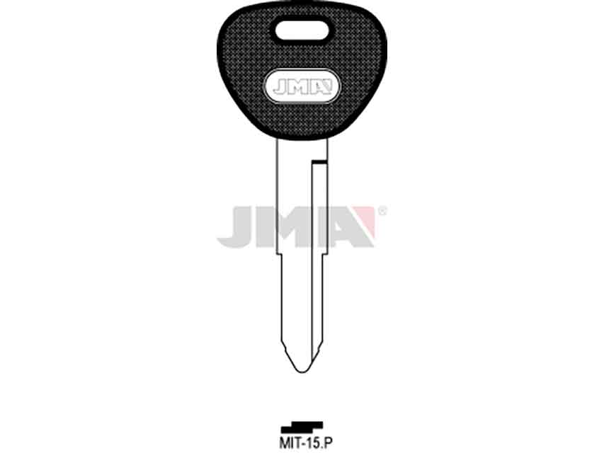 LLAVES C/PLAST. MIT-15P    NEGRA
