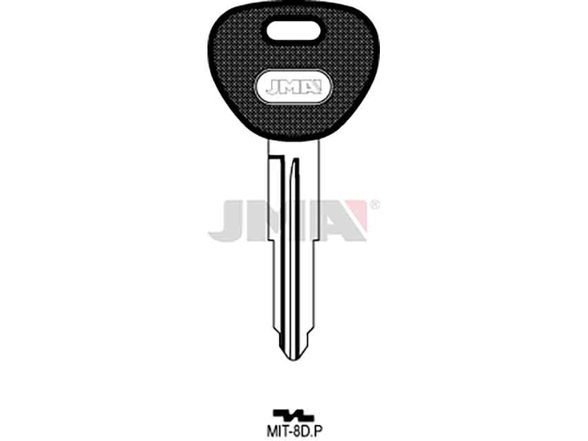 LLAVES C/PLAST. MIT-8DP    NEGRA