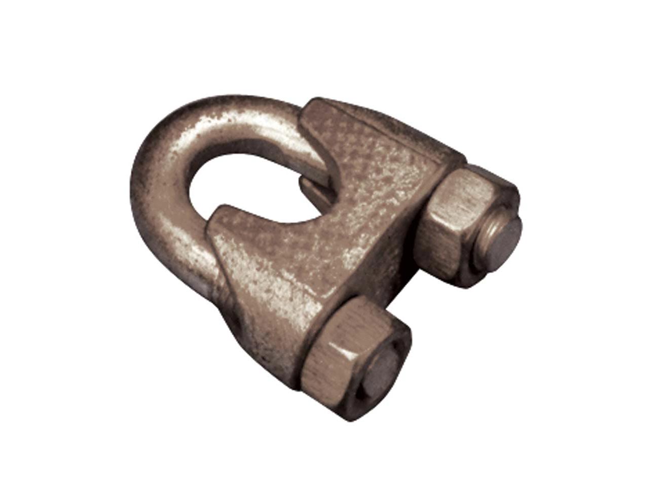 GARRA SUJETACABLES GALVANIZADO