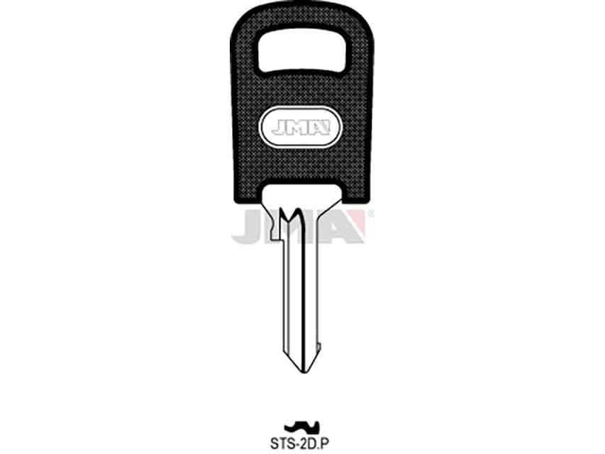 LLAVES C/PLAST. STS-2DP    NEGRA