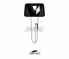 LLAVES C/PLAST. YAMA-18DP  NEGRA