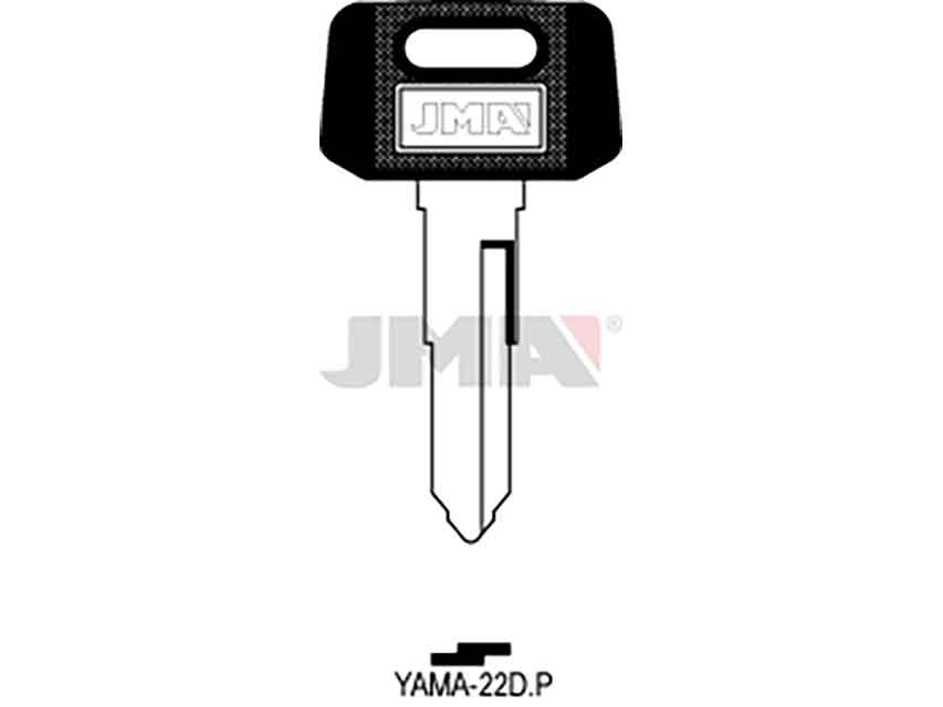 LLAVES C/PLAST. YAMA-22DP  NEGRA