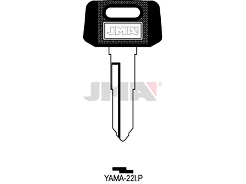 LLAVES C/PLAST. YAMA-22IP  NEGRA