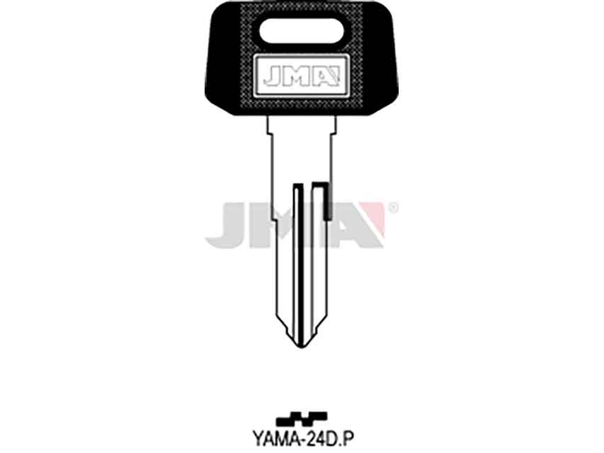 LLAVES C/PLAST. YAMA-24DP  NEGRA