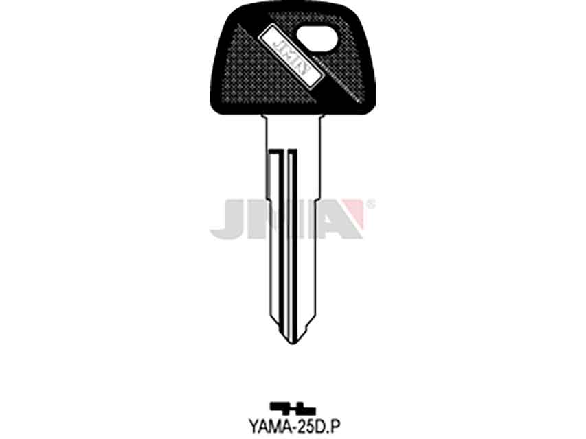LLAVES C/PLAST. YAMA-25DP  NEGRA