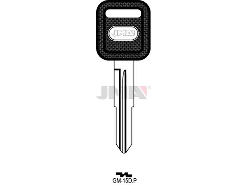 LLAVES C/PLAST. GM-15DP    NEGRA