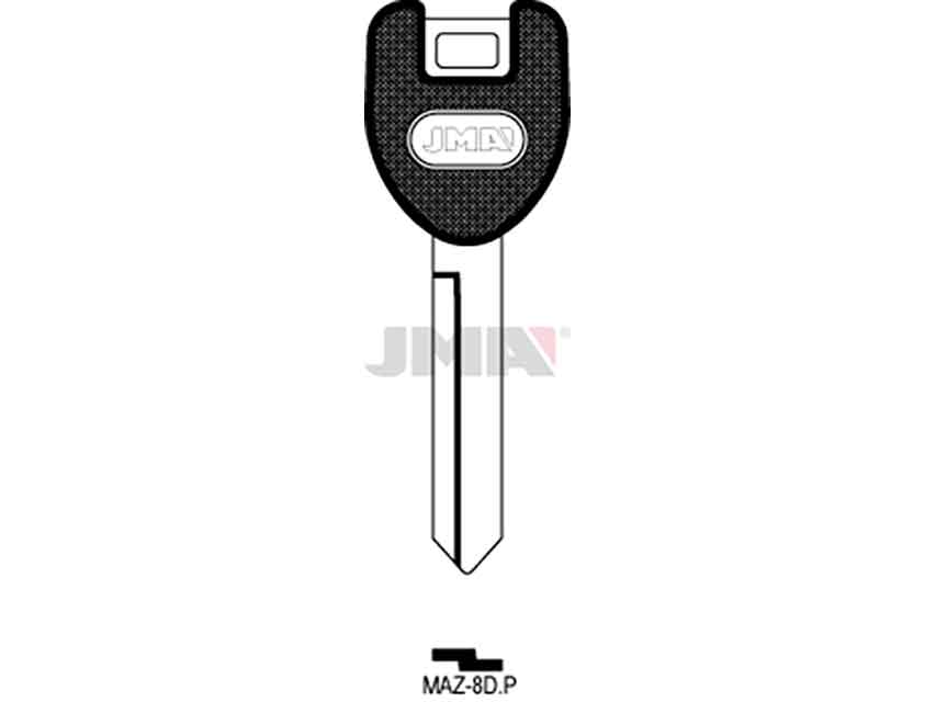 LLAVES C/PLAST. MAZ-8DP    NEGRA
