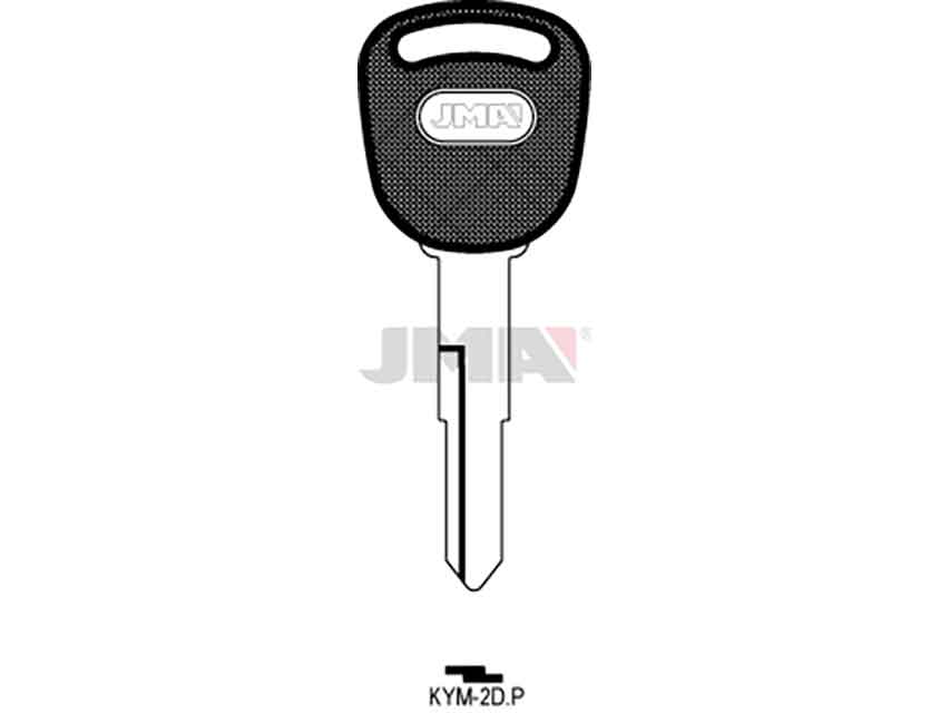 LLAVES C/PLAST. KYM-2DP  NEGRA