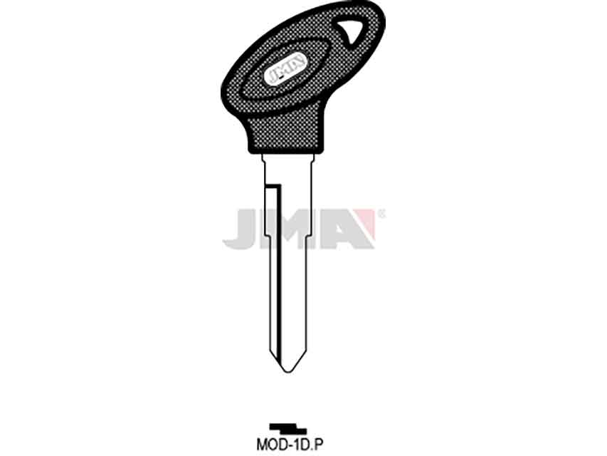 LLAVES C/PLAST. MOD-1DP  NEGRA