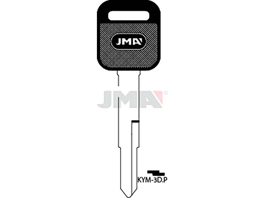 LLAVES C/PLAST. KYM-3DP NEGRA