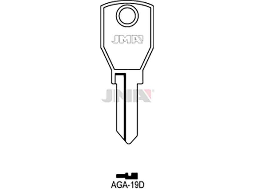 LLAVES ACERO-B AGA-19D