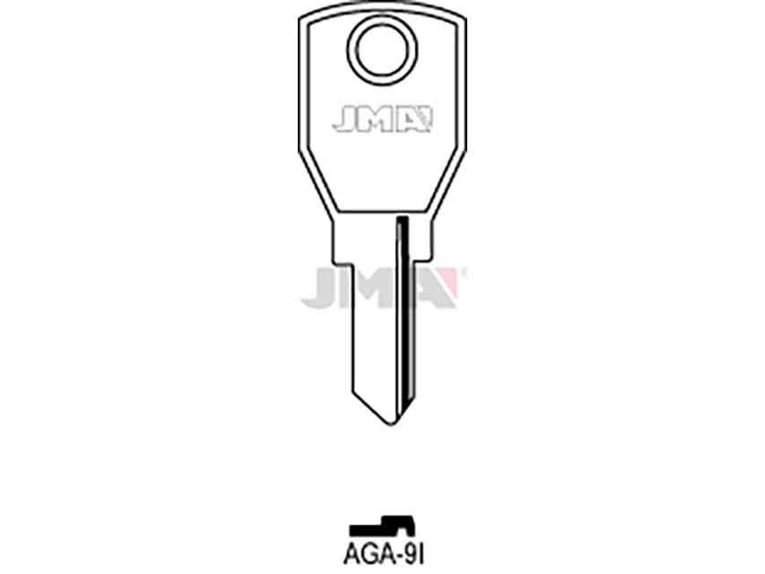 LLAVES ACERO-B AGA-9I