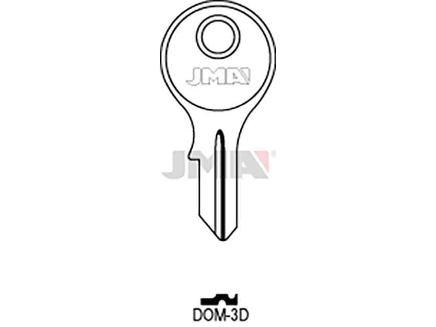 LLAVES ACERO-B DOM-3D