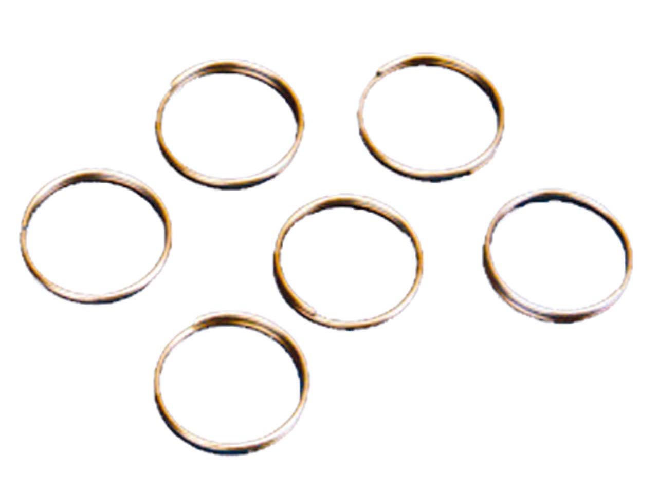 LLAVERO ANILLA SENCILLO NIQUEL 14 mm