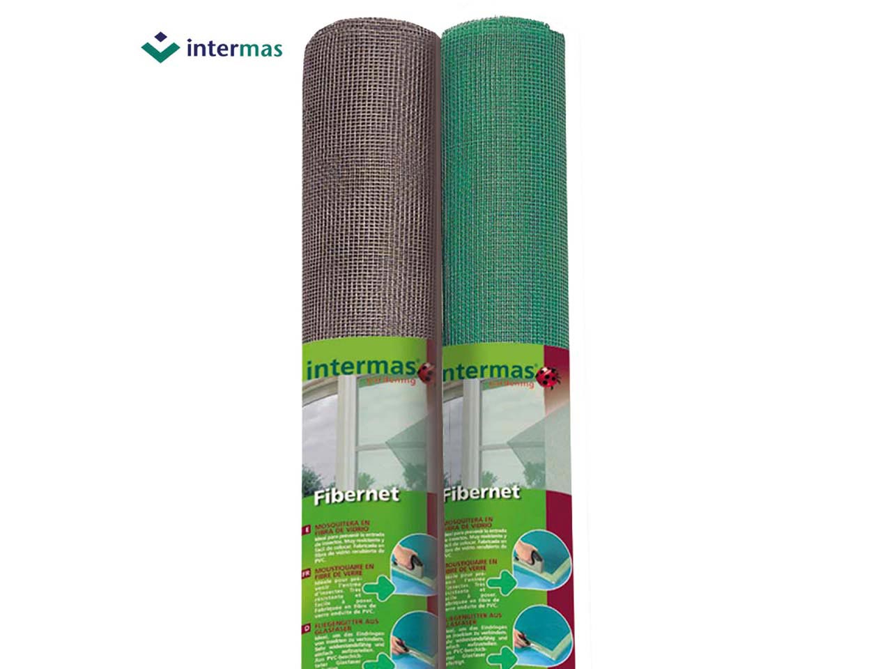 ﻿MALLA MOSQUITERA FIBRA VIDRIO FIBERNET GRIS