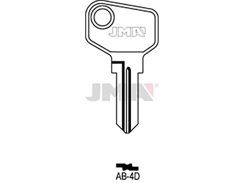LLAVES ACERO-C AB-4D