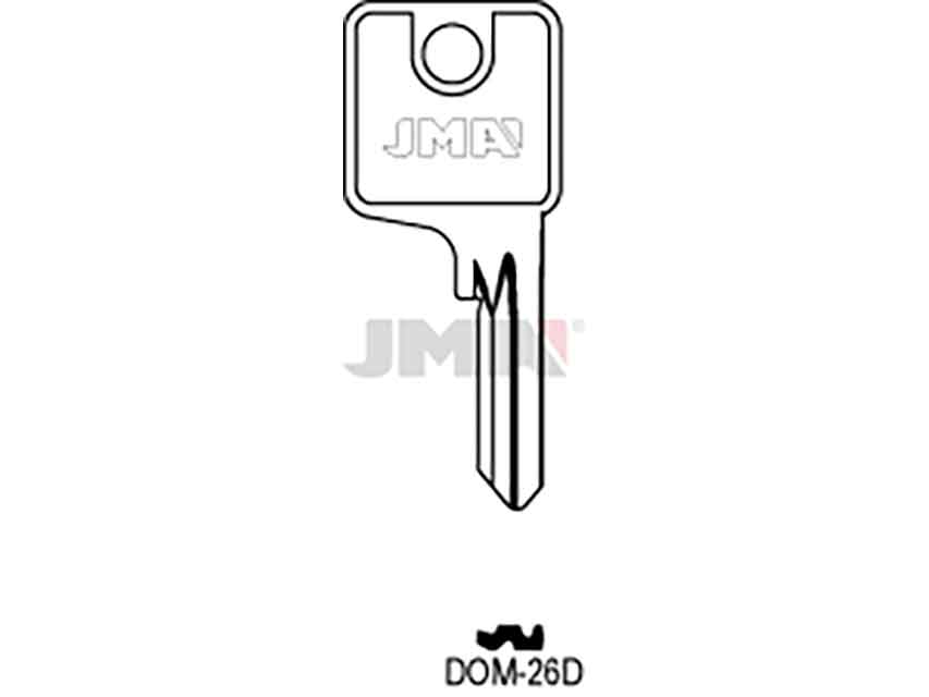 LLAVES ACERO-C DOM-26D