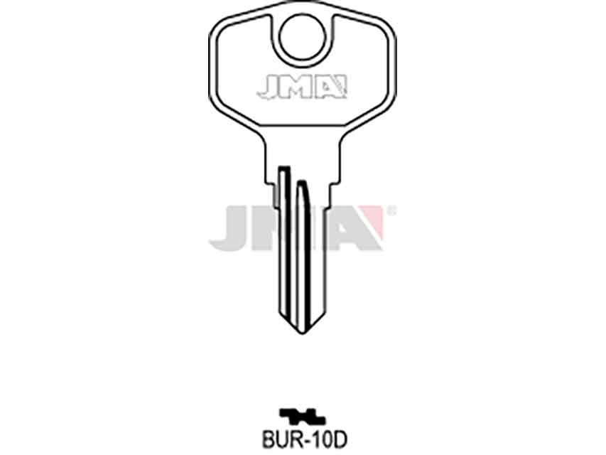 LLAVES ACERO-C BUR-10D
