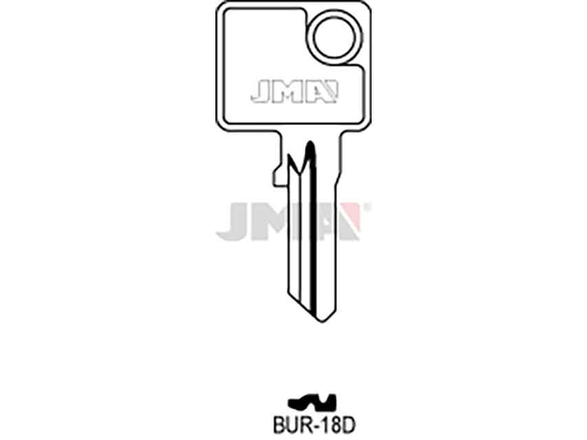 LLAVES ACERO-C BUR-18D