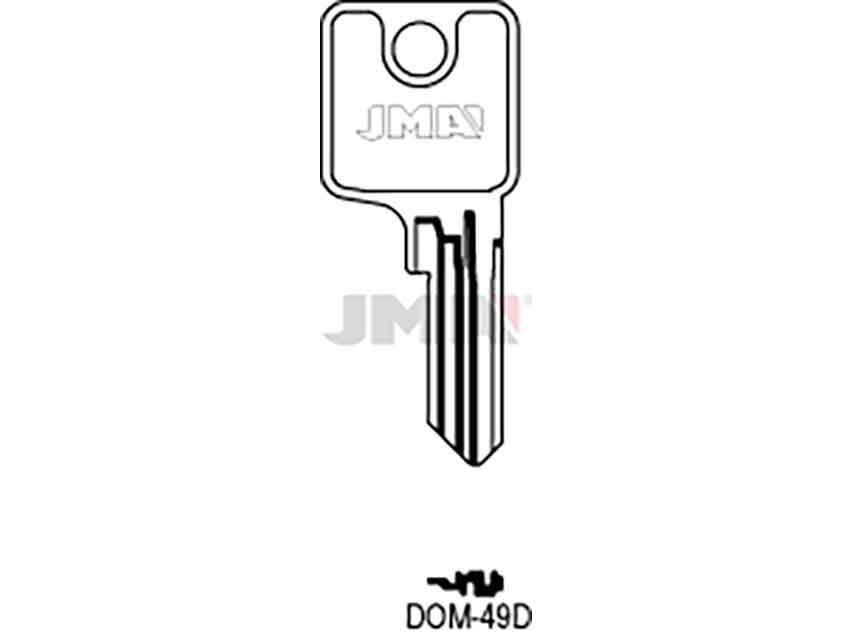 LLAVES ACERO-C DOM-49D