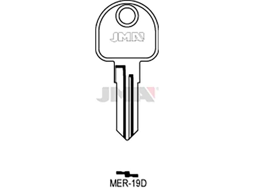 LLAVES LATON MER-19D
