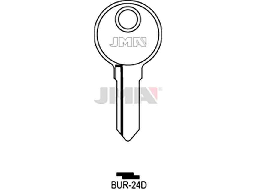 LLAVES ACERO-C BUR-24D