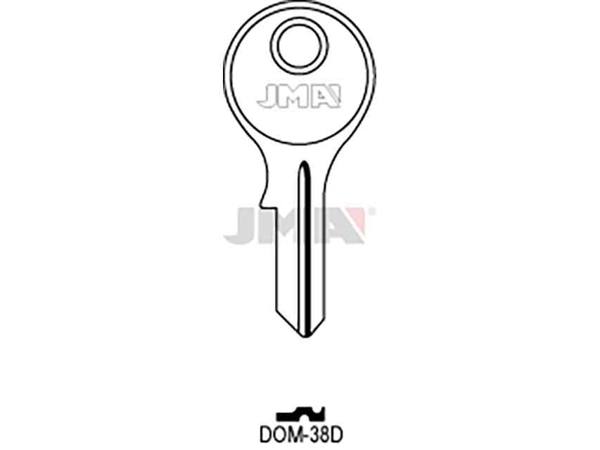 LLAVES ACERO-C DOM-38D