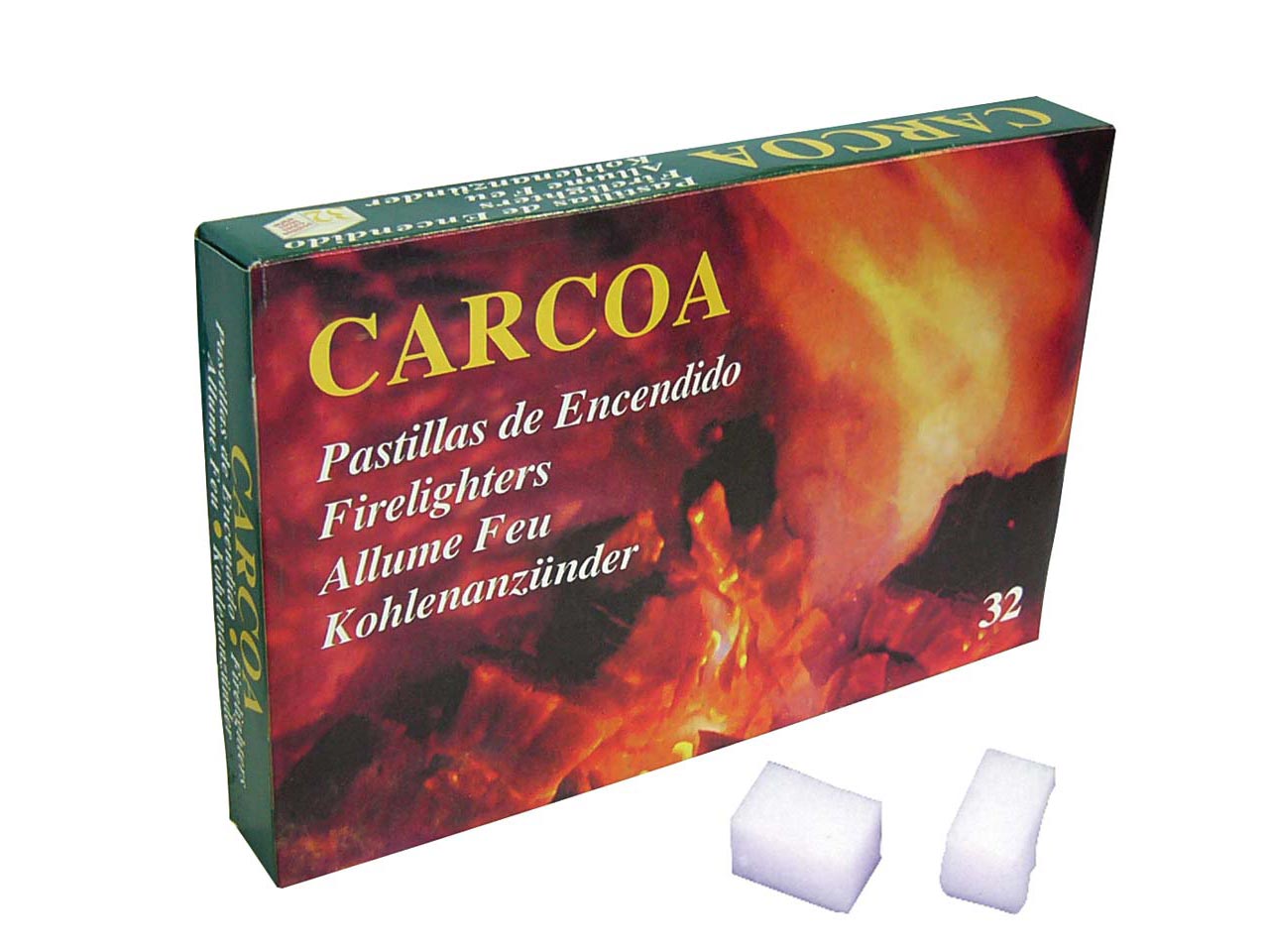 PASTILLAS DE ENCENDIDO CARCOA 32Uds.