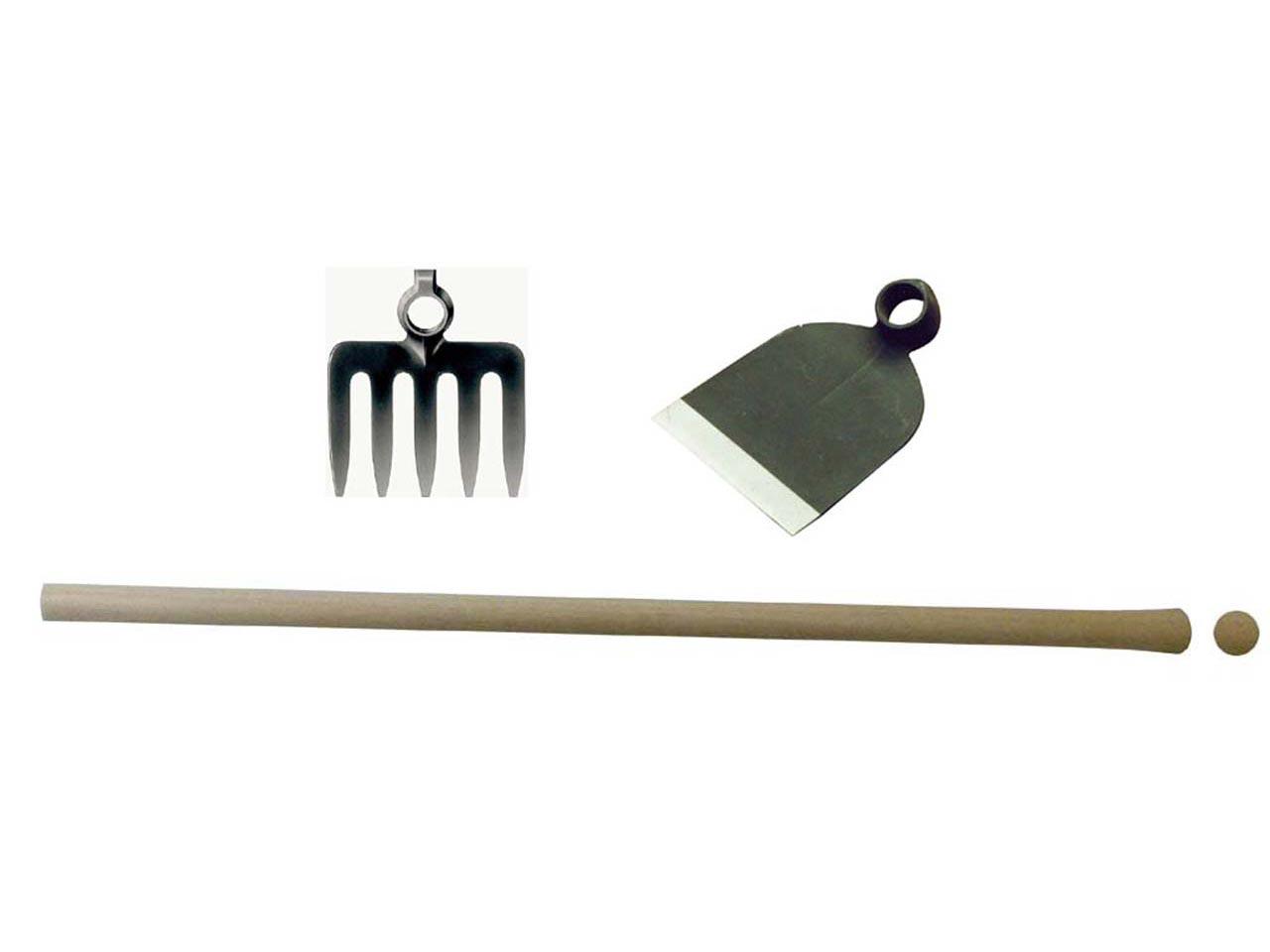 MANGO MADERA AZADA Y RASTRILLO