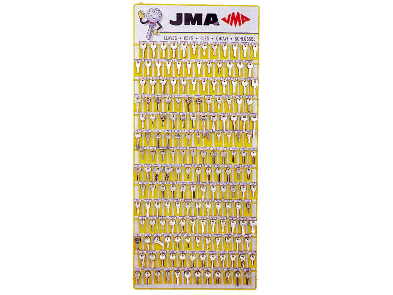 EXPOSITOR CON LLAVES FIJO PARED ORMA
