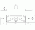 CERRADURA MCM PUERTAS ENROLLABLES / BASCULANTES 1511S